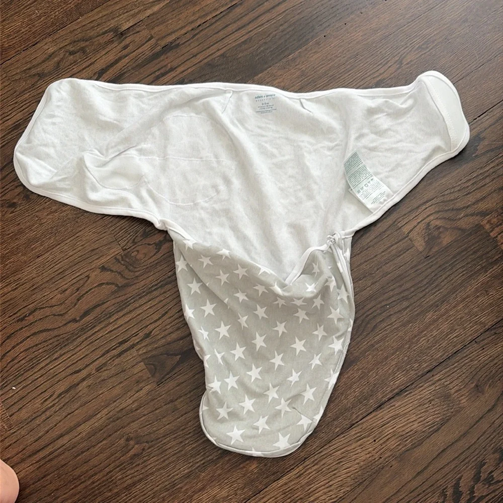aden + anais Gray and White Star Sleep Sacks